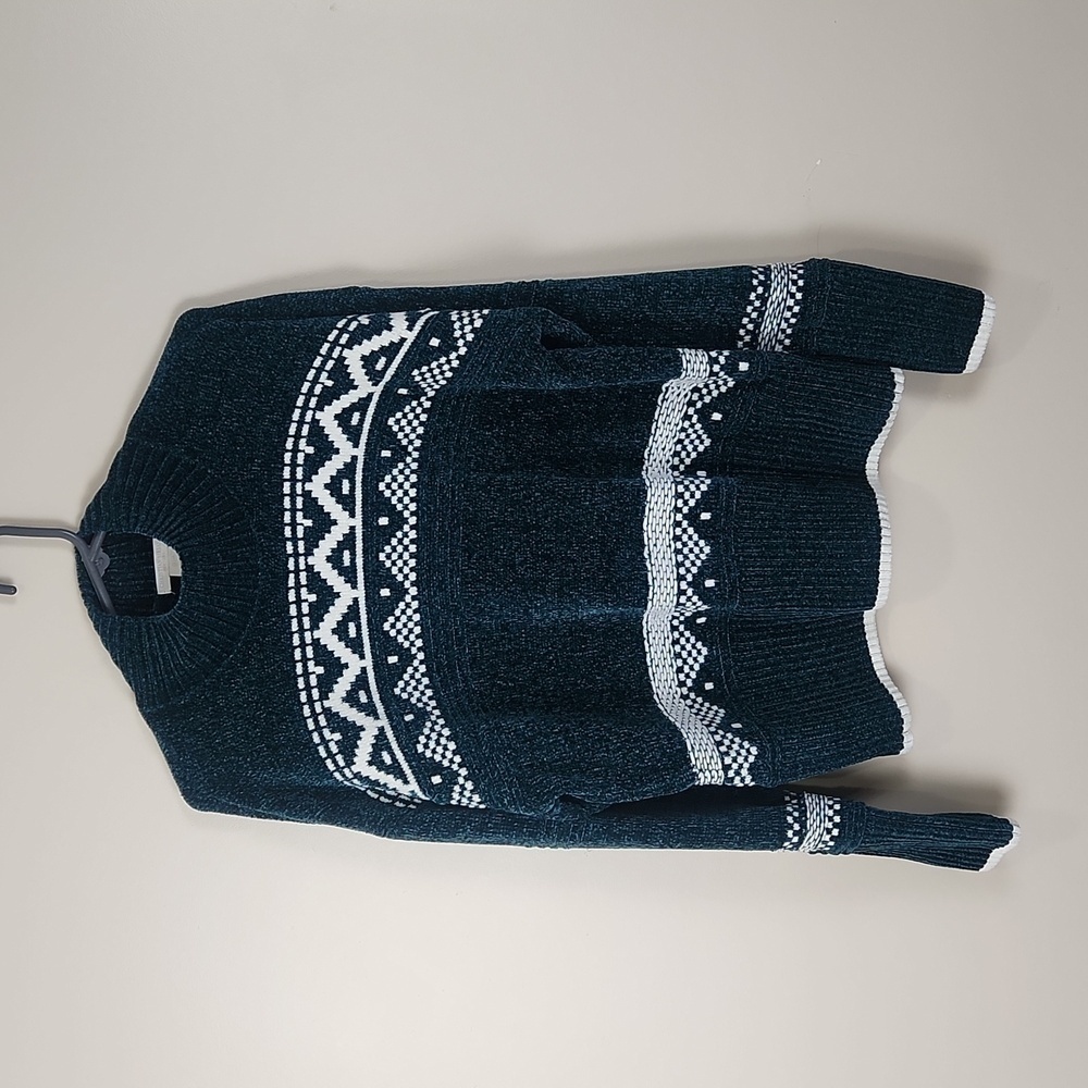 Christian Soriano woman sweater crewneck 100%polyester size Large